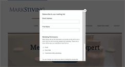 Desktop Screenshot of markstiving.com